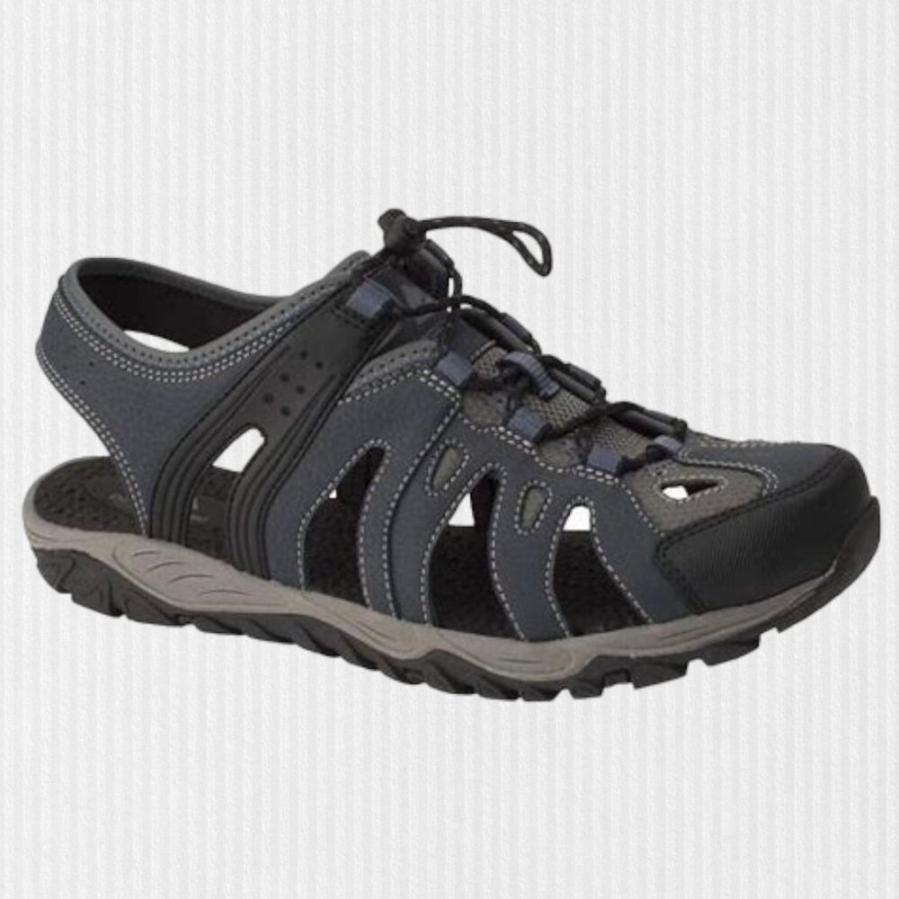Ozark Trail Outdoor Sports Closed Toe Sandal Shoes Gray Blue Mens US 9 EU 42